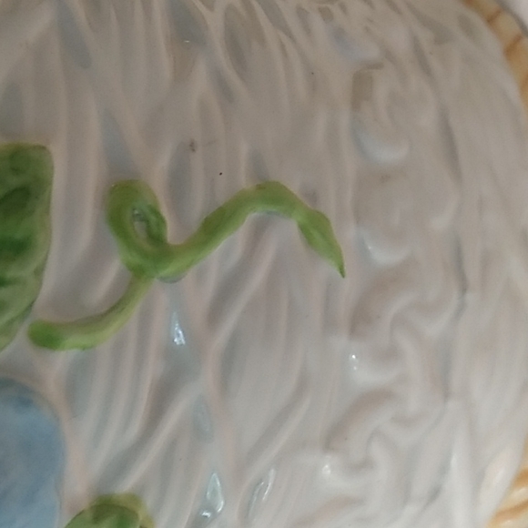 GKA BRAND Flower floral Basket Cookie Jar Ceramic - Picture 10 of 12